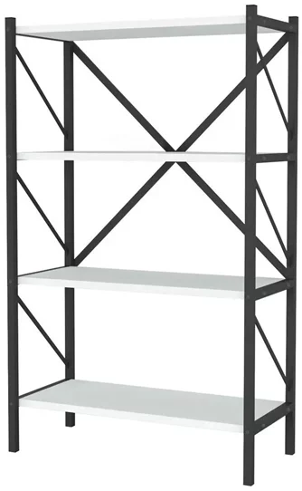 Стеллаж Bofigo 4 Shelves Metal White/Black