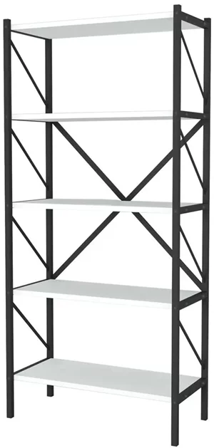 Image Raft Bofigo Shelves Metal 5 секции White/Black