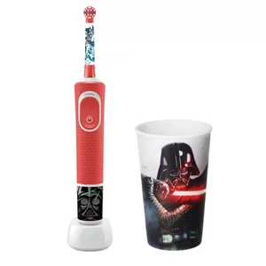 Image Электрическая зубная щетка Braun Kids D100 StarWars Mug, Red