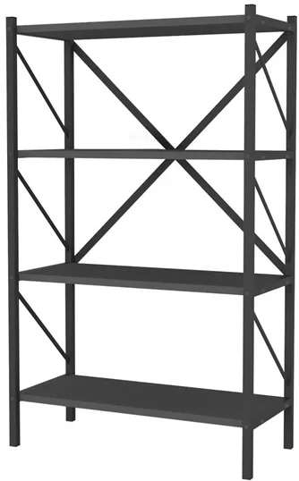 Стеллаж Bofigo 4 Shelves Metal Anthracite