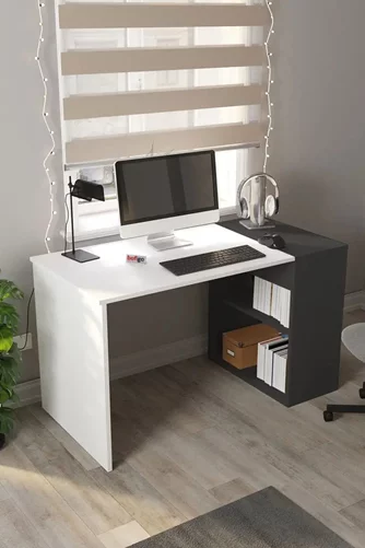 Письменный стол Bofigo Smyrna 120 Anthracite/White