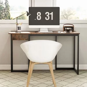 Image Masă de calculator Costway HW67259CF Rustic Brown