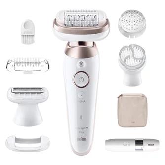 Epilator Braun SES9360 3D, White/Golden