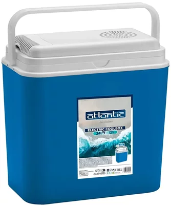 Ladă frigorifică auto Atlantic Electric CoolBox 24L, Blue/White