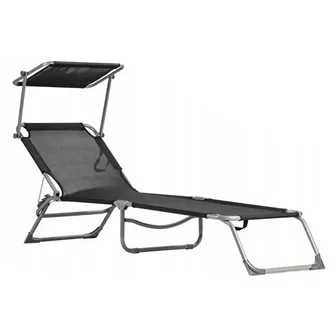 Шезлонг MultiGarden ZRL007, Black