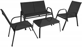 Set mobilier de grădină Gardlov 27601, Black