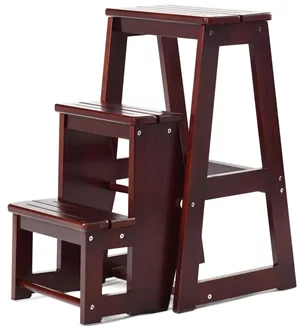 Image Табурет-лестница Costway HW55009CF, Chocolate