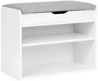 Bancă-rack pentru încălțăminte Modern Home CHXG01 White