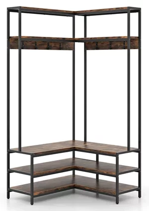 Image Вешалка Costway HU10555CF Rustic Brown