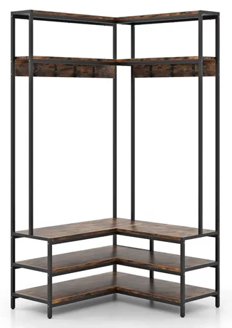 Вешалка Costway HU10555CF Rustic Brown