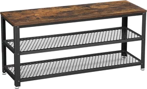 Image Raft pentru încălțăminte Vasagle LBS078B01 Rustic Brown/Black