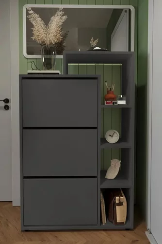 Dulap pentru încălțăminte Bofigo Lego Anthracite