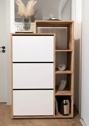 Image Dulap pentru încălțăminte Bofigo Lego Pine/White