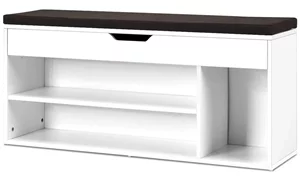 Image Bancă-rack pentru încălțăminte Costway JV11726WH White