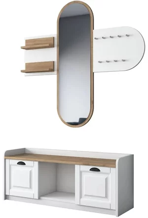 Image Antreu Mirage Meble EE101 White/Walnut