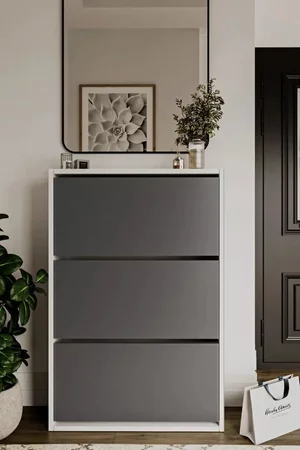 Image Dulap pentru încălțăminte Bofigo 3D White/Anthracite