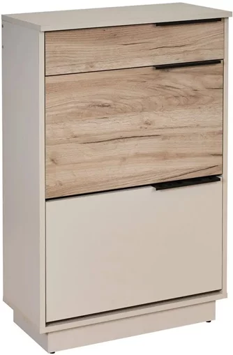 Dulap pentru încălțăminte Modern Visit New 60cm Cashmere/Craft Oak Gray