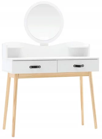Туалетный столик Chomik PHO1602 White/Natural