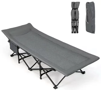 Pat pliabil Costway NP11308GR Grey