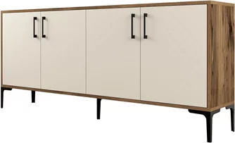 Dulap Mirage Meble Kiev 180 Cream/Walnut