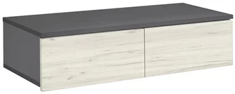 Туалетный столик Modern Komfi навесной Slate Gray/Craft Oak White