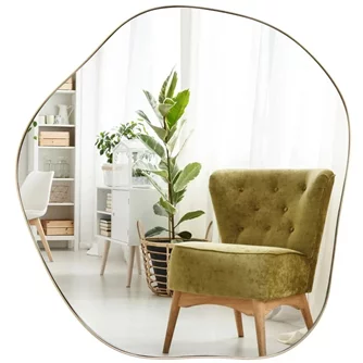 Зеркало Costway HZ10206GD Gold