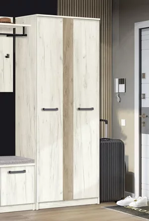 Image Шкаф Modern Karolina 70cm Craft Oak White/Craft Oak Gray