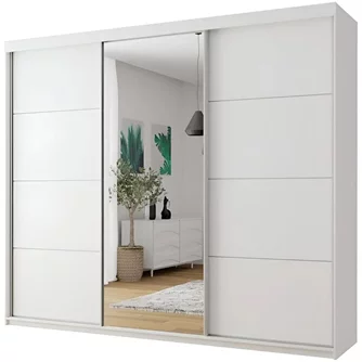 Dulap cu uși glisante Prime Furniture Top 23 Plus 250 White