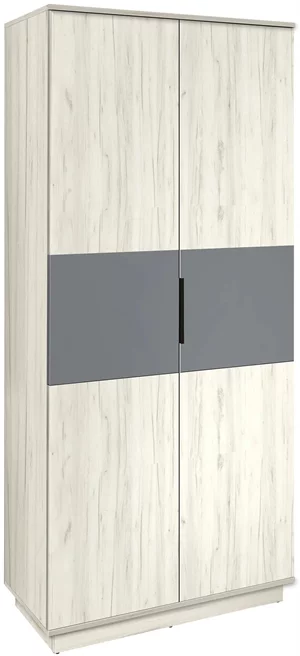 Image Шкаф Modern Visit New 90cm Craft Oak White/Slate Grey