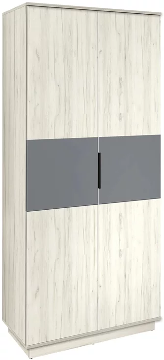 Шкаф Modern Visit New 90cm Craft Oak White/Slate Grey