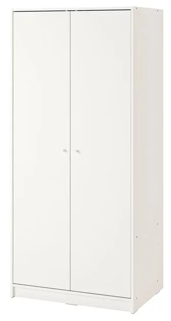 Шкаф Ikea Kleppstad 2 двери 79x176см Белый