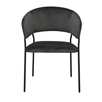 Scaun de bucătărie Evelin YTC-097 B UF BLU-14, Dark grey
