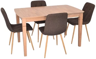 Комплект для кухни Evelin HV-27V Light Brown + 4 YTC 080Wo BJORN45 Dark brown
