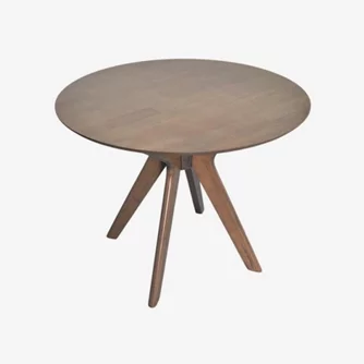 Комплект для кухни Evelin Raffles Round Antique Grey + 4 Deepa R Antique Grey/Ekea12 Dark Brown