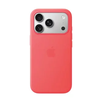 Чехол iPhone 17 Pro Silicone Bright Guava