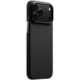 Чехол PITAKA Ultra-Slim для iPhone 17 Pro Чёрный/Серый