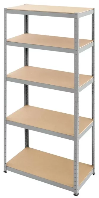 Стеллаж SDGroup Strategic 180x75x35см, Galvanized Inox