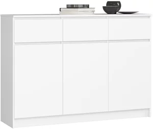 Image Тумба Akord K140 3D 3SZ, White