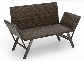 Canapea de gradină Costway NP12098GR (Grey Melange)