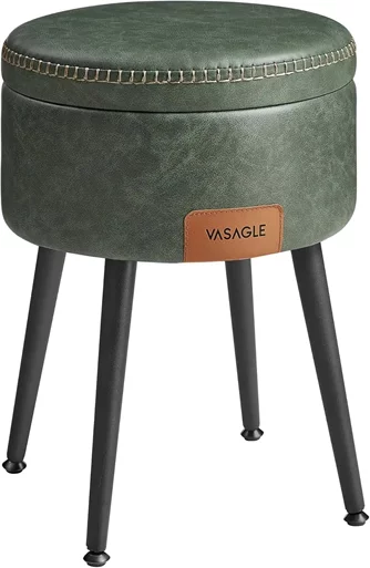 Taburet-puf Vasagle Ekho LOM005C01, Forest Green