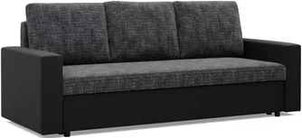 Диван Magnifico Meble Luna 3 Lawa 17/Real 11, Dark Grey/Black