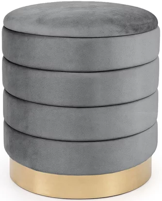Puf Akord Luna 40см, Graphite