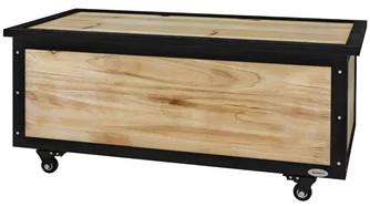 Садовый сундук Outsunny 322V00ND Natural/Black