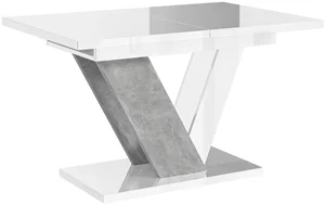 Image Стол для кухни Prospero Dubaj, White Gloss/Stone