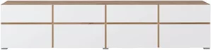 Image Тумба под телевизор Helvetia Cross 24N9MY40, Wotan Oak/White