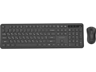 Беспроводной комплект Gembird KBS-WPS-01-CYRL Black
