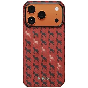 Image Чехол PITAKA Happiness Rides iPhone 17 Pro Max Cinnabar Steed