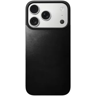 Чехол Nomad Magnetic Leather Back Horween iPhone 17 Pro Black