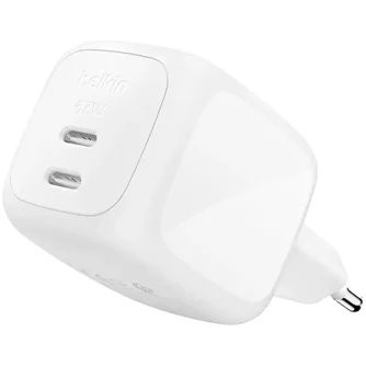 Адаптер питания BELKIN 67w Dual USB-C White