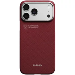 Image Чехол PITAKA iPhone 17 Pro Max Harvard Crimson